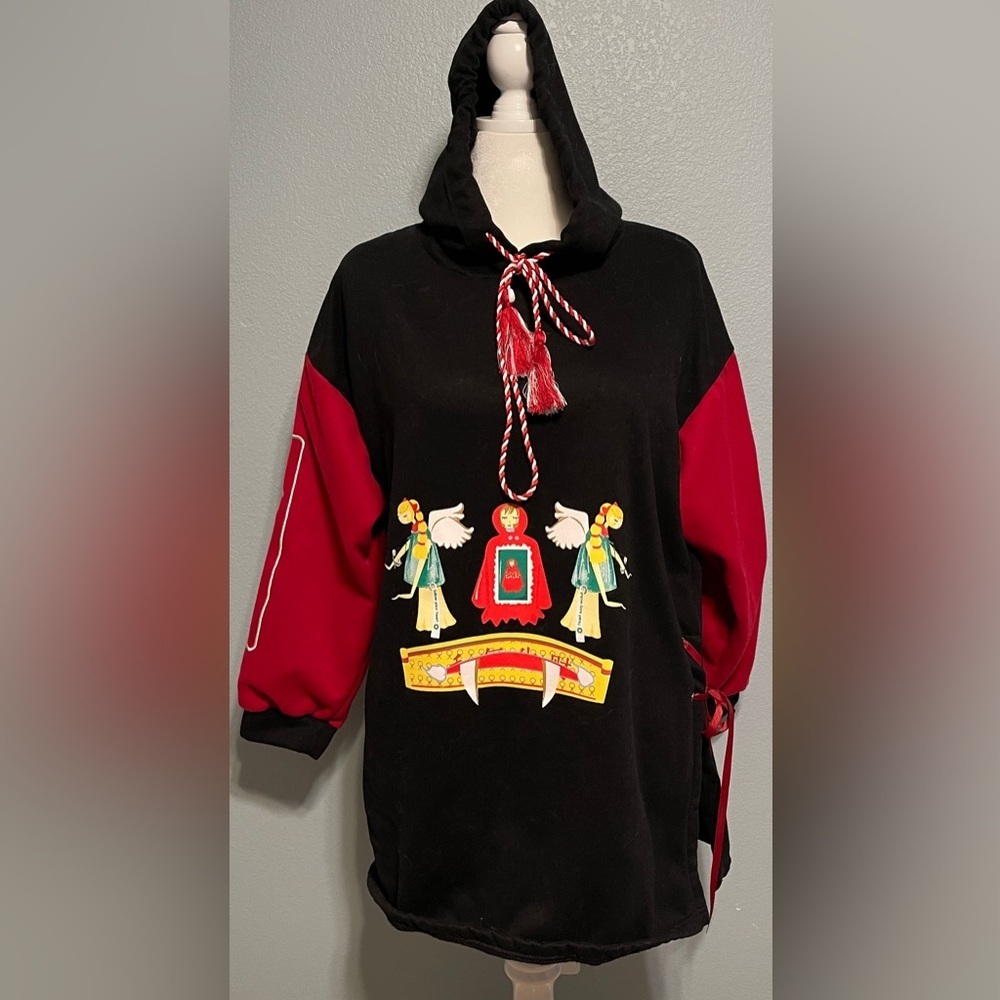 Mori Girl Hoodie Japan Harajuku Pullover Kawaii Graphic Print Sweatshirt Large - Picture 2 of 10